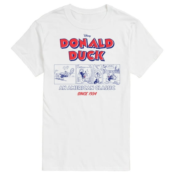 Disney - Mickey & Friends - Donald Duck - An American Classic Since 1934 - Men's Short Sleeve Graphic T-Shirt