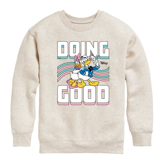 Disney - Mickey & Friends - Donald Duck & Daisy - Doing Good - Toddler And Youth Long Sleeve Graphic T-Shirt