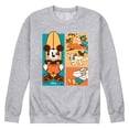 thumbnail image 1 of Disney - Mickey & Friends - Donald Duck, Goofy, & Pluto - Sun, Sand, & Surf - Men's Crew Neck Fleece Pullover, 1 of 5