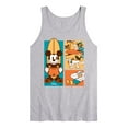 thumbnail image 1 of Disney - Mickey & Friends - Donald Duck, Goofy, & Pluto - Sun, Sand, & Surf - Men's Jersey Tank Top, 1 of 4