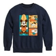 thumbnail image 1 of Disney - Mickey & Friends - Donald Duck, Goofy, & Pluto - Sun, Sand, & Surf - Toddler And Youth Crewneck Fleece Sweatshirt, 1 of 5