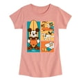 thumbnail image 1 of Disney - Mickey & Friends - Donald Duck, Goofy, & Pluto - Sun, Sand, & Surf - Toddler And Youth Girls Short Sleeve Graphic T-Shirt, 1 of 5