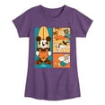 thumbnail image 1 of Disney - Mickey & Friends - Donald Duck, Goofy, & Pluto - Sun, Sand, & Surf - Toddler And Youth Girls Short Sleeve Graphic T-Shirt, 1 of 5
