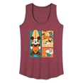 thumbnail image 1 of Disney - Mickey & Friends - Donald Duck, Goofy, & Pluto - Sun, Sand, & Surf - Women's Racerback Tank Top, 1 of 5