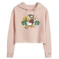 thumbnail image 1 of Disney - Mickey & Friends - Donald Duck Happily Going on a Hike - Juniors Cropped Pullover Hoodie, 1 of 5
