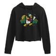 thumbnail image 1 of Disney - Mickey & Friends - Donald Duck Happily Going on a Hike - Juniors Cropped Pullover Hoodie, 1 of 5