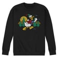 thumbnail image 1 of Disney - Mickey & Friends - Donald Duck Happily Going on a Hike - Men's Crew Neck Fleece Pullover, 1 of 5