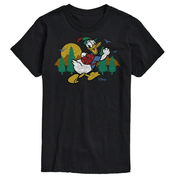 Disney - Mickey & Friends - Donald Duck Happily Going on a Hike - Men's Short Sleeve Graphic T-Shirt