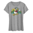thumbnail image 1 of Disney - Mickey & Friends - Donald Duck Happily Going on a Hike - Women's Short Sleeve Graphic T-Shirt, 1 of 5