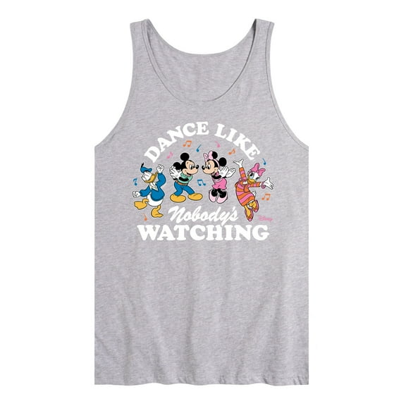Disney - Mickey & Friends - Donald Duck, Minnie, Mickey, & Daisy - Dance Like Nobody's Watching - Men's Jersey Tank Top