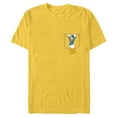 thumbnail image 1 of Disney Mickey & Friends Donald Duck Small Pocket - Short Sleeve Blended T-Shirt for Adults - Customized-Yellow, 1 of 5
