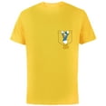 thumbnail image 1 of Disney Mickey & Friends Donald Duck Small Pocket - Short Sleeve Cotton T-Shirt for Adults - Customized-Yellow, 1 of 5