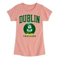 thumbnail image 1 of Disney - Mickey & Friends - Dublin Ireland - Irish Mickey - Toddler And Youth Girls Short Sleeve Graphic T-Shirt, 1 of 5