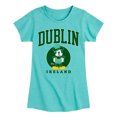 thumbnail image 1 of Disney - Mickey & Friends - Dublin Ireland - Irish Mickey - Toddler And Youth Girls Short Sleeve Graphic T-Shirt, 1 of 5