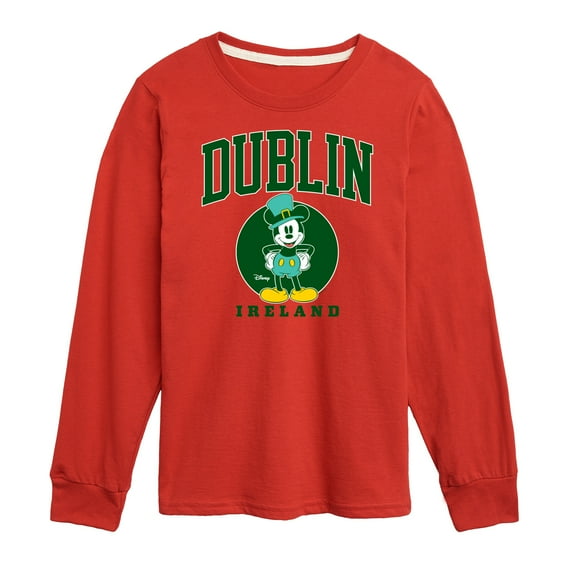 Disney - Mickey & Friends - Dublin Ireland - Irish Mickey - Toddler And Youth Girls Short Sleeve Graphic T-Shirt