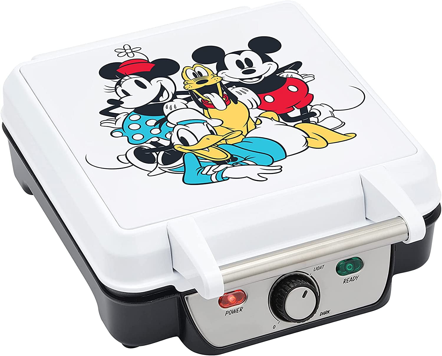 Disney Mickey & Friends Electric Waffle Maker, Nonstick
