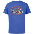 thumbnail image 1 of Disney Mickey & Friends Family Trip 2023 Vacation Retro - Short Sleeve Cotton T-Shirt for Adults - Customized-Royal Heather, 1 of 5