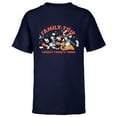 thumbnail image 1 of Disney Mickey & Friends Family Trip 2023 Vacation Retro - Short Sleeve T-Shirt for Kids - Customized-Navy, 1 of 5