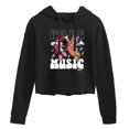 thumbnail image 1 of Disney - Mickey & Friends - Feel the Music - Daisy & Minnie Dances - Juniors Cropped Pullover Hoodie, 1 of 5
