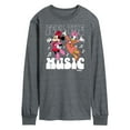 thumbnail image 1 of Disney - Mickey & Friends - Feel the Music - Daisy & Minnie Dances - Men's Long Sleeve T-Shirt, 1 of 5