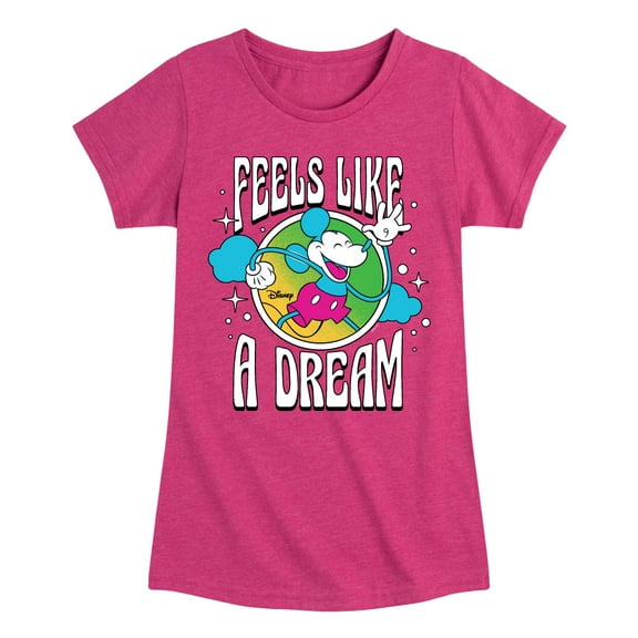 Disney - Mickey & Friends - Feels Like a Dream - Toddler And Youth Girls Short Sleeve Graphic T-Shirt
