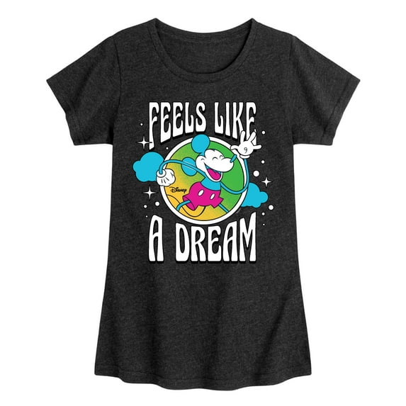 Disney - Mickey & Friends - Feels Like a Dream - Toddler And Youth Girls Short Sleeve Graphic T-Shirt