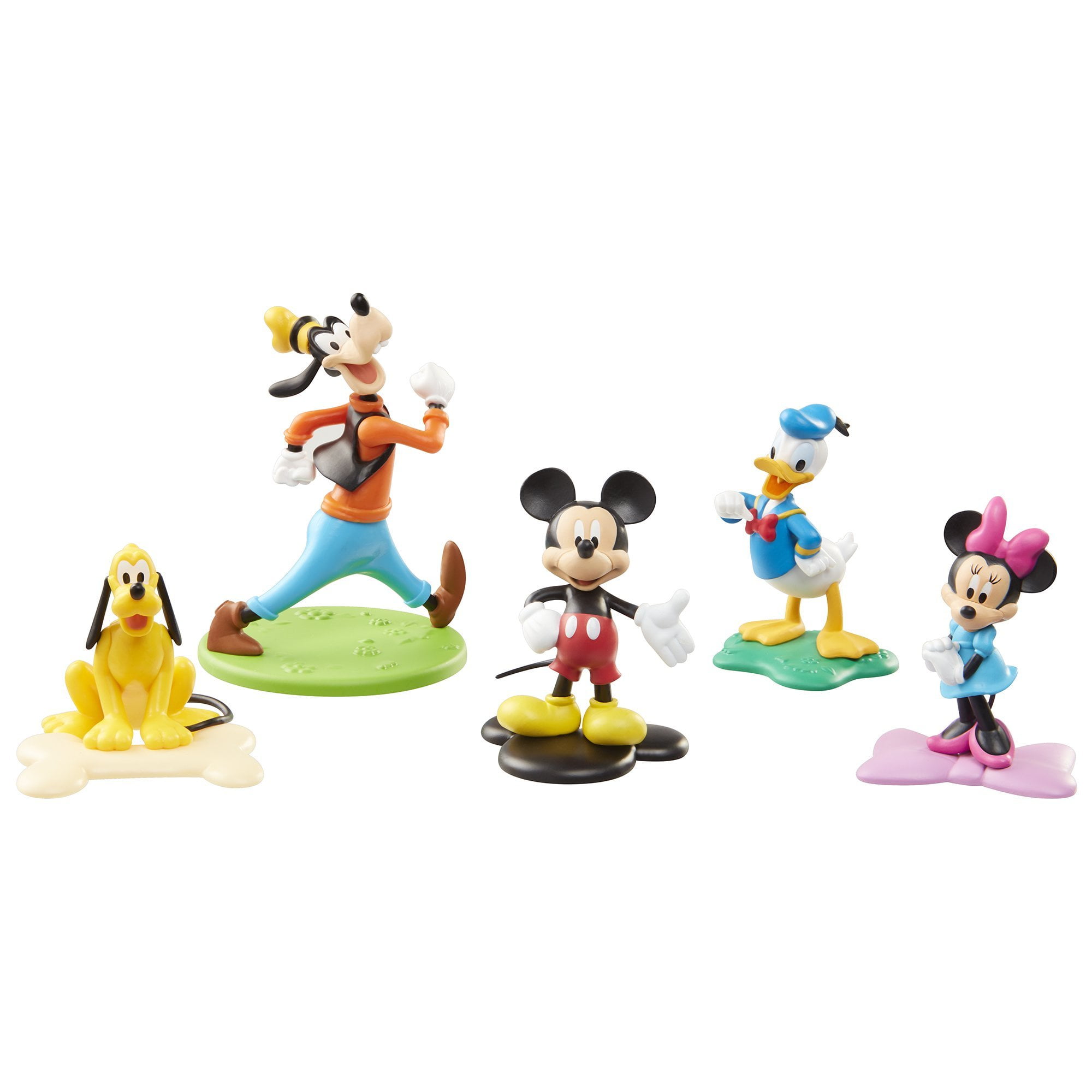 Disney Mickey Friends Figurine Set with Five 3.5 Inch Characters