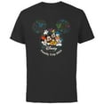 thumbnail image 1 of Disney Mickey & Friends Fireworks Vacation Family Trip 2024 - Short Sleeve Cotton T-Shirt for Adults - Customized-Black, 1 of 5