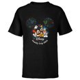 thumbnail image 1 of Disney Mickey & Friends Fireworks Vacation Family Trip 2024 - Short Sleeve T-Shirt for Kids - Customized-Black, 1 of 5