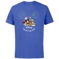 thumbnail image 1 of Disney Mickey & Friends Fireworks Vacation Family Trip 2025 - Short Sleeve Cotton T-Shirt for Adults - Customized-Royal Heather, 1 of 5