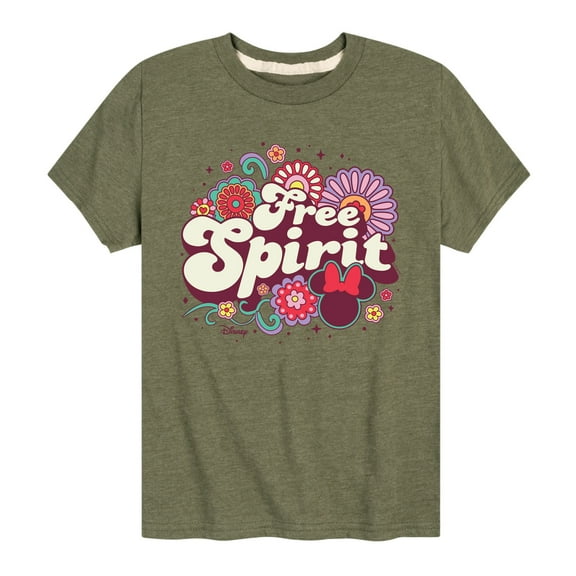 Disney - Mickey & Friends - Free Spirit - Minnie - Toddler And Youth Short Sleeve Graphic T-Shirt