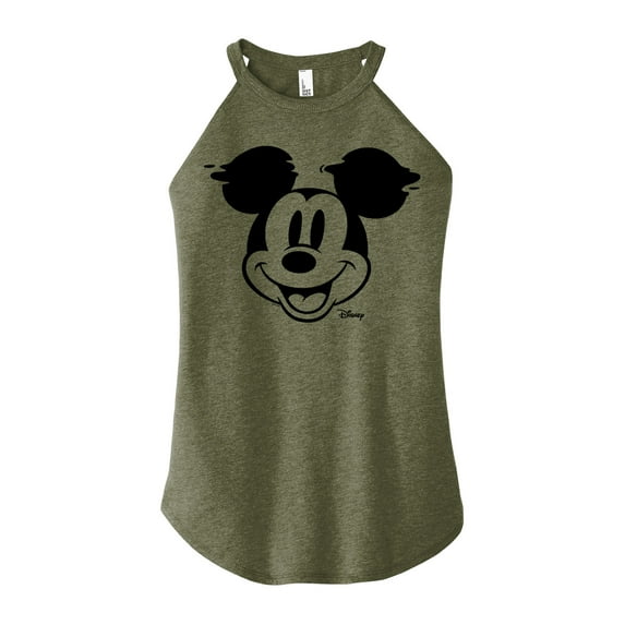Disney - Mickey & Friends - Glitch - Juniors High Neck Tank Top