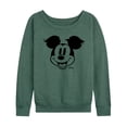 thumbnail image 1 of Disney - Mickey & Friends - Glitch - Women's Lightweight French Terry Long Sleeve Shirt, 1 of 5