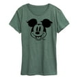 thumbnail image 1 of Disney - Mickey & Friends - Glitch - Women's Short Sleeve Graphic T-Shirt, 1 of 5