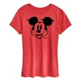 thumbnail image 1 of Disney - Mickey & Friends - Glitch - Women's Short Sleeve Graphic T-Shirt, 1 of 5