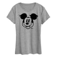 thumbnail image 1 of Disney - Mickey & Friends - Glitch - Women's Short Sleeve Graphic T-Shirt, 1 of 5