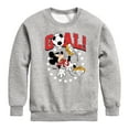 thumbnail image 1 of Disney - Mickey & Friends - Goal - Mickey Plays Soccer - Toddler And Youth Crewneck Fleece Sweatshirt, 1 of 5
