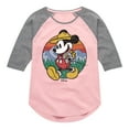 thumbnail image 1 of Disney - Mickey & Friends - Going on a Hike through the Woods - Toddler And Youth Girls Raglan Graphic T-Shirt, 1 of 5