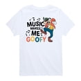 thumbnail image 1 of Disney - Mickey & Friends - Goofy Dancing - Music Makes Me Goofy - Toddler And Youth Short Sleeve Graphic T-Shirt, 1 of 5