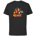 thumbnail image 1 of Disney Mickey & Friends Goofy Gourd Times in the Fall - Short Sleeve Cotton T-Shirt for Adults - Customized-Black, 1 of 5