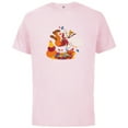 thumbnail image 1 of Disney Mickey & Friends Goofy Gourd Times in the Fall - Short Sleeve Cotton T-Shirt for Adults - Customized-Soft Pink, 1 of 5