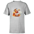 thumbnail image 1 of Disney Mickey & Friends Goofy Gourd Times in the Fall - Short Sleeve T-Shirt for Kids - Customized-Athletic Heather, 1 of 5