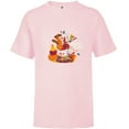 thumbnail image 1 of Disney Mickey & Friends Goofy Gourd Times in the Fall - Short Sleeve T-Shirt for Kids - Customized-Soft Pink, 1 of 5