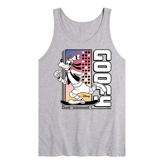 Disney - Mickey & Friends - Goofy Skating - Retro Style - Men's Jersey Tank Top