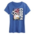 thumbnail image 1 of Disney - Mickey & Friends - Goofy Skating - Retro Style - Women's Short Sleeve Graphic T-Shirt, 1 of 5