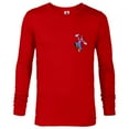 thumbnail image 1 of Disney Mickey & Friends Goofy Small Pose - Long Sleeve T-Shirt for Men - Customized-New Red, 1 of 5