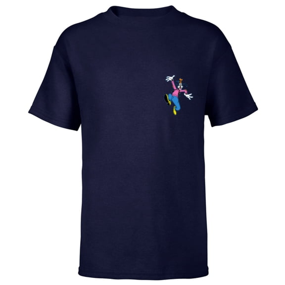 Disney Mickey & Friends Goofy Small Pose - Short Sleeve T-Shirt for Kids - Customized-Navy
