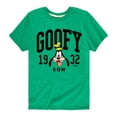 thumbnail image 1 of Disney - Mickey & Friends - Goofy Son -1932 - Toddler And Youth Short Sleeve Graphic T-Shirt, 1 of 5