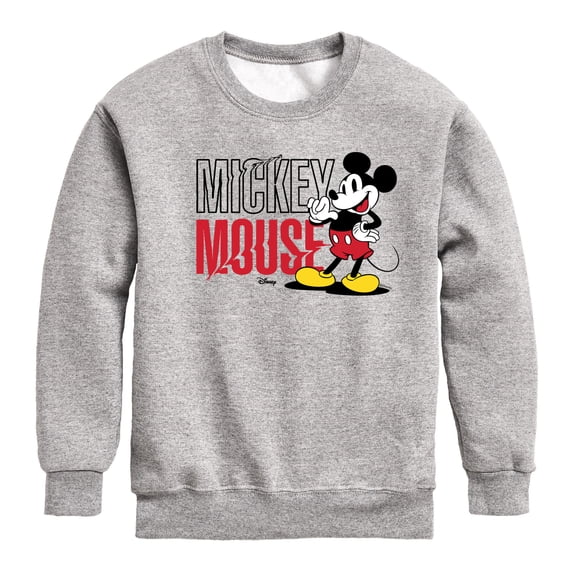 Disney - Mickey & Friends Graphic Long Sleeve Fleece Sweatshirt