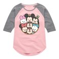 thumbnail image 1 of Disney - Mickey Friends Group - Toddler & Youth Girls Raglan Graphic T-Shirt, 1 of 5